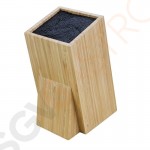 Vogue universeller Messerblock Bambus Material: Bambus und Kunststoff | Größe: 24,5x12x15,5cm