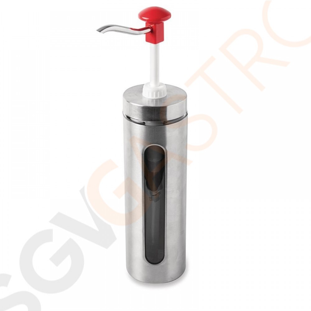 Schneider Ketchupspender Edelstahl rot 2L Kapazität: 2L | Dosierung: 3cl | Edelstahl Schneider Ketchupspender Edelstahl rot 2L Kapazität: 2L | Dosierung: 3cl | Edelstahl