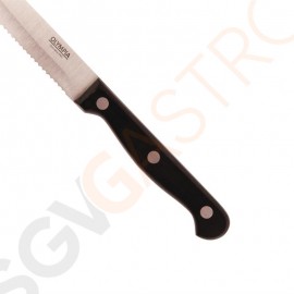Olympia Steakmesser mit runder Spitze schwarz 21,5(L)cm | 12 Stück pro Packung