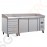 Polar Serie U 2-türiger Pizzakühltisch mit Marmorfläche und 7 Schubladen 428L 230V | Arbeitsfläche: 202,5 x 80cm | (Nutz)Kapazität: 428L/290L | 2 Türen | 7 Schubladen