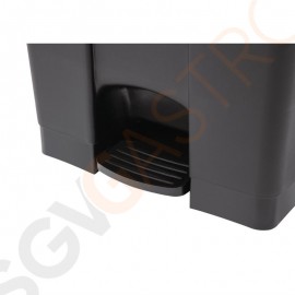 Jantex Küchenpedaleimer schwarz 87L Kapazität: 87L | Schwarz | Polypropylen