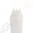 Vogue transparente Quetschflasche mit 3 Spritzdüsen 1L Kapazität: 1L