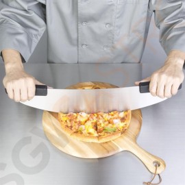 Vogue Pizzaschneider Wiegemesser Messerlänge: 52cm. Schneidet in einer Bewegung.