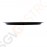 Roltex Blackline rundes Serviertablett antirutsch 38cm Antirutschbeschichtung | 38(Ø)cm | Thermokunststoff