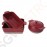 Olympia rechteckige Kasserolle rot und taupe 2,5L Größe: 9(H) x 32,5(B) x 17,6(T)cm | Material: Keramik