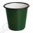 Olympia emaillierte Saucenbecher grün-schwarz 11,4cl 6 Stück | Kapazität: 11,4cl | Edelstahl und Glasemail | grün-schwarz