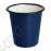 Olympia emaillierte Becher blau-schwarz 31cl 6 Stück | Kapazität: 31cl | Edelstahl und Glasemail | blau-schwarz