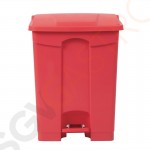 Jantex Küchenpedaleimer rot 65L Kapazität: 65L | Rot | Polypropylen
