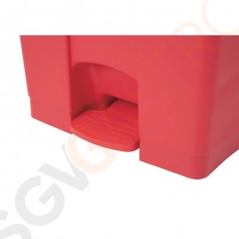 Jantex Küchenpedaleimer rot 65L Kapazität: 65L | Rot | Polypropylen