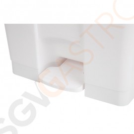 Jantex Küchenpedaleimer weiß 65L Kapazität: 65L | Weiß | Polypropylen