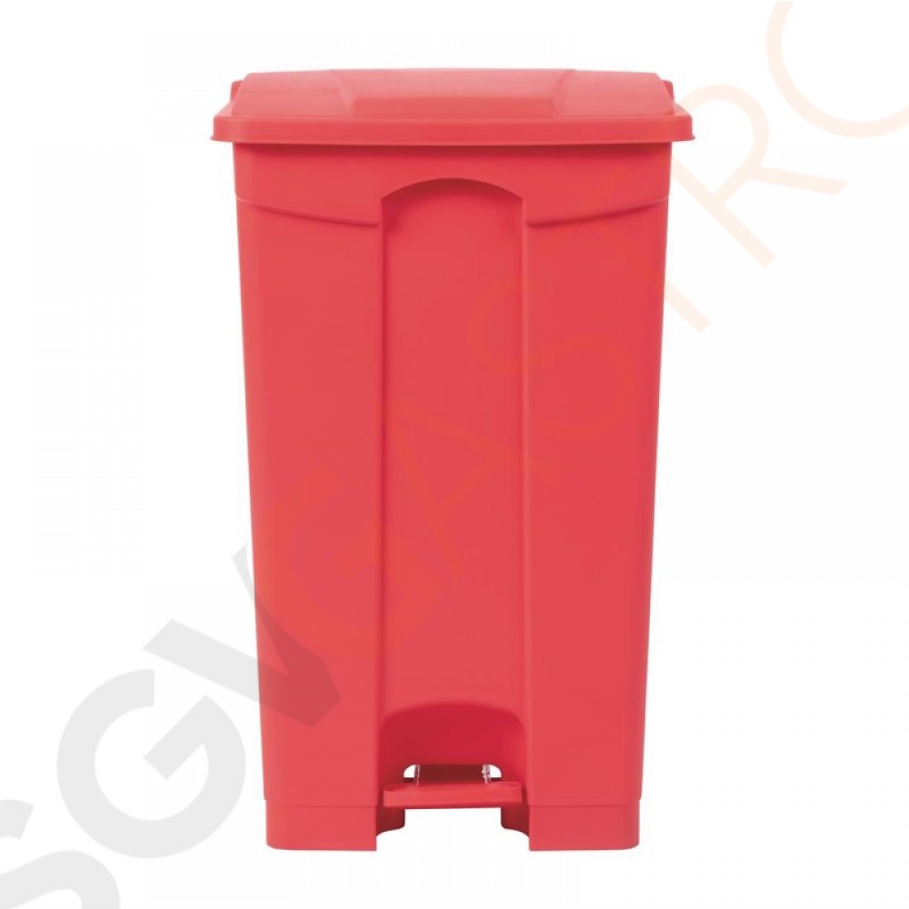 Jantex Küchenpedaleimer rot 87L Kapazität: 87L | Rot | Polypropylen
