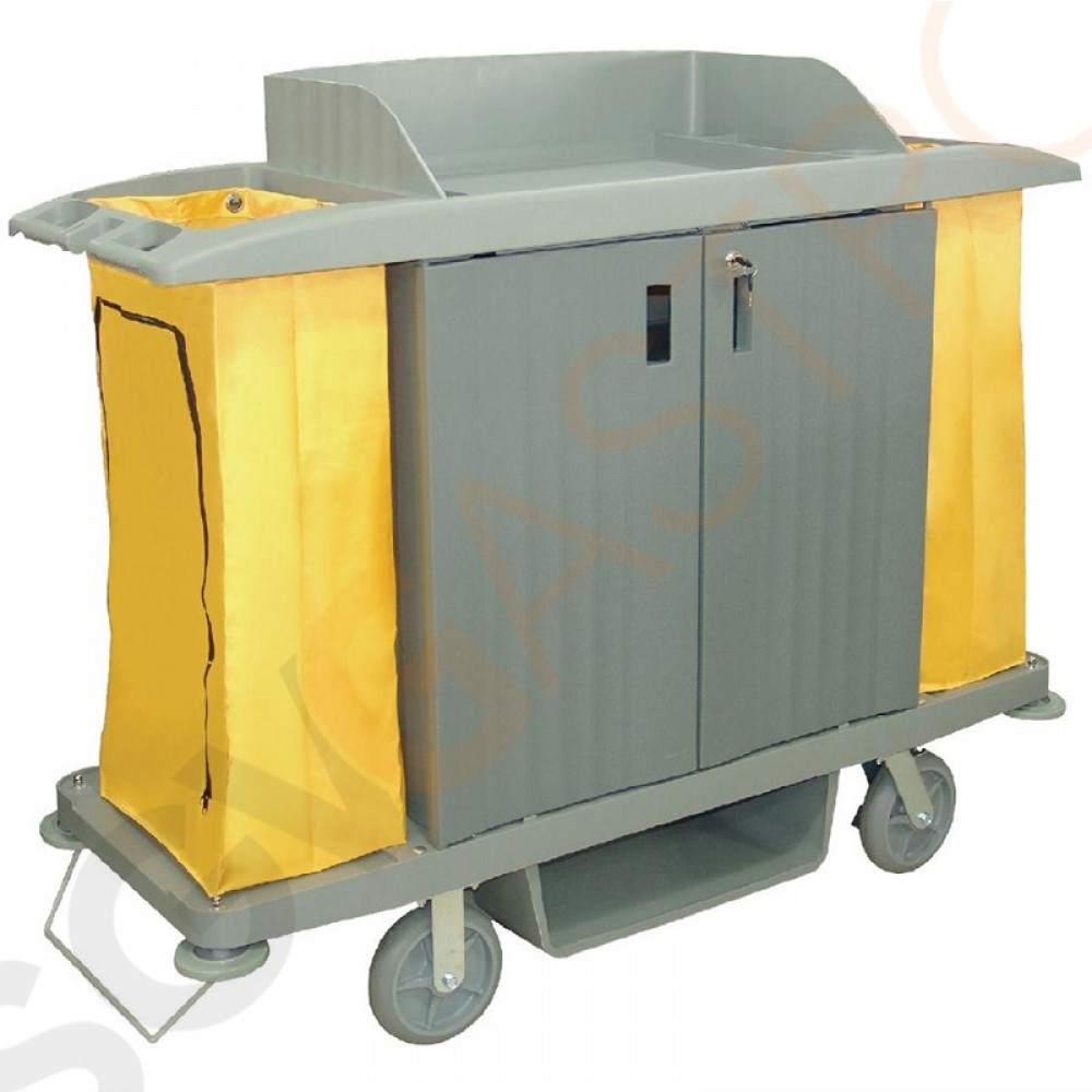 Jantex Reinigungswagen mit 2 Säcken und Türen 2 x 90L-Säcke | 128,5 x 154 x 54cm Jantex Reinigungswagen mit 2 Säcken und Türen 2 x 90L-Säcke | 128,5 x 154 x 54cm