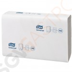 Tork Z-gefaltete Handtücher weiß 1-lagig Geeignet für Spender DB462 | 12 Packungen | ungefähr 250 Tücher pro Packung | 1-lagig | weiß