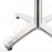 Bolero Tischfuß mit Fußkreuz Aluminium 68cm hoch 68(H)cm | Aluminium