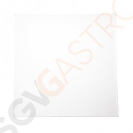 Kristallon quadratisches Tablett weiß 31cm 31 x 31cm | Melamin | weiß