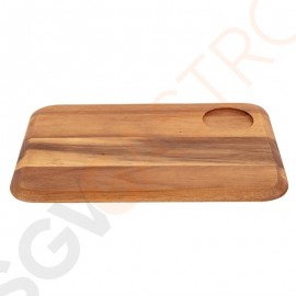 Olympia Servierbrett Akazienholz mit Aussparung 34 x 24cm Mit Aussparung | 34 x 24cm | Akazienholz