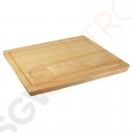 Olympia Steakbrett Heveaholz mit Aussparung 31 x 24cm Mit Aussparung | 31 x 24cm | Heveaholz