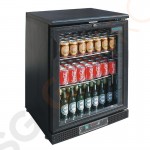 Polar Serie G Barkühlschrank mit Klapptür 104 Flaschen Kapazität: 104 Flaschen | 1 Klapptür | Schwarz