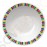 Kristallon Fairground Suppenteller 15cm 12 Stück | 15(Ø)cm | Melamin | weiß mit mehrfarbigem Rand