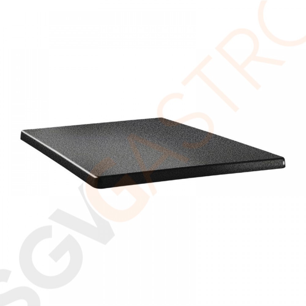 Topalit Classic Line quadratische Tischplatte anthrazit 70cm DR899 | 70 x 70cm | Einzelpreis