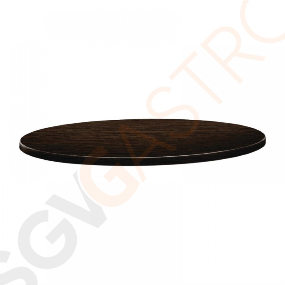 Topalit Classic Line runde Tischplatte Wenge 60cm DR919 | 60(Ø)cm | Einzelpreis
