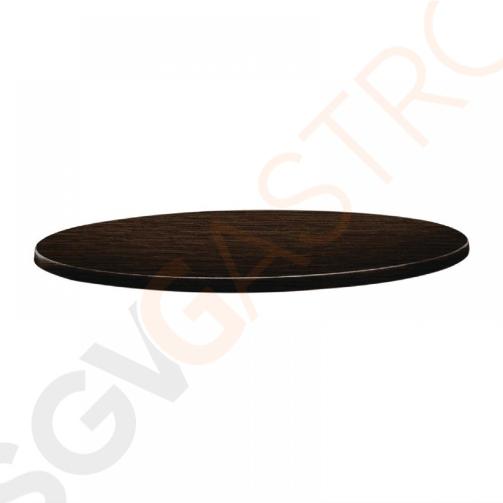 Topalit Classic Line runde Tischplatte Wenge 70cm DR920 | 70(Ø)cm | Einzelpreis