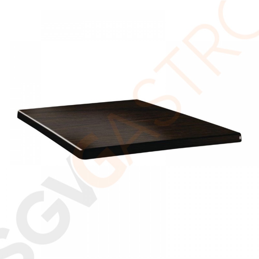 Topalit Classic Line quadratische Tischplatte Wenge 60cm DR922 | 60 x 60cm | Einzelpreis