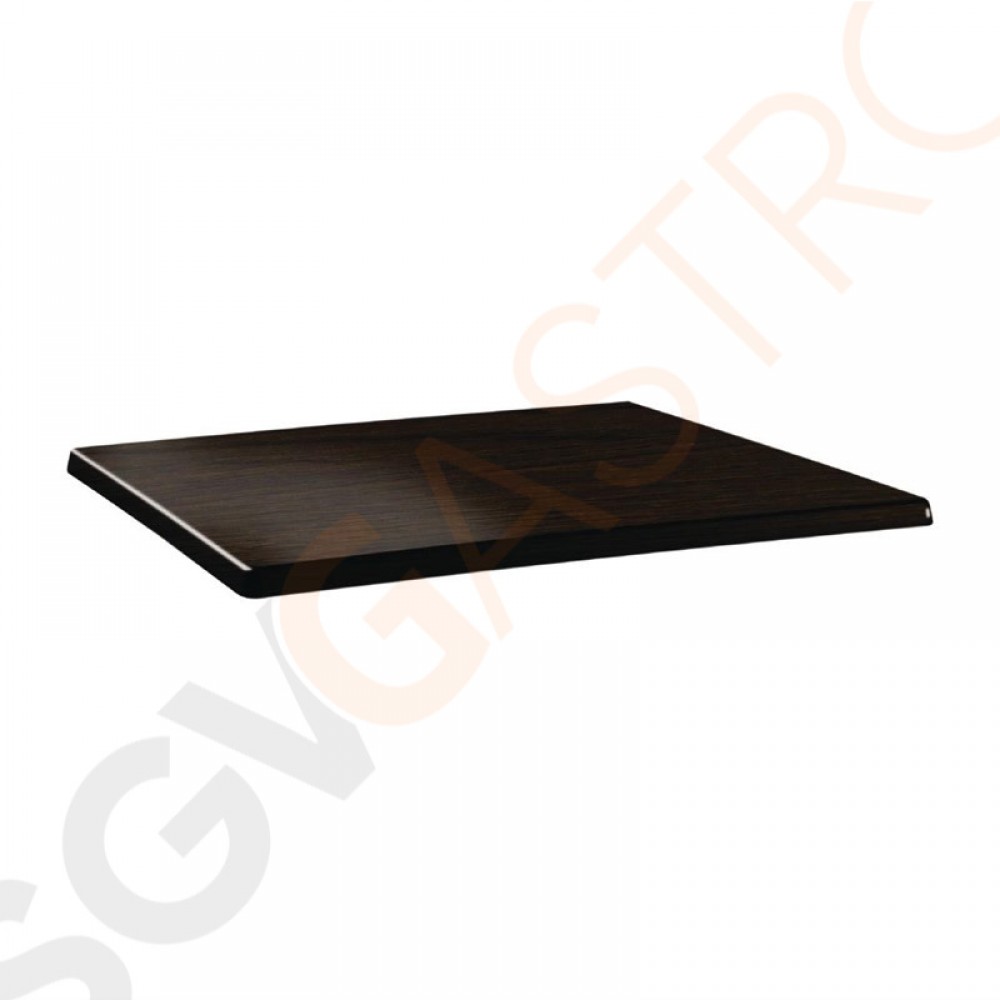 Topalit Classic Line rechteckige Tischplatte Wenge 110 x 70cm DR925 | 110 x 70cm | Einzelpreis