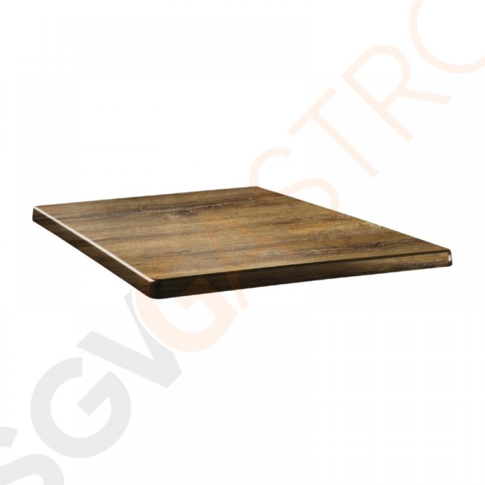 Topalit Classic Line quadratische Tischplatte Atacama Kirschenholz 60cm DR930 | 60 x 60cm | Einzelpreis