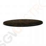 Topalit Classic Line runde Tischplatte Zypern Metall 60cm DR935 | 60(Ø)cm | Einzelpreis