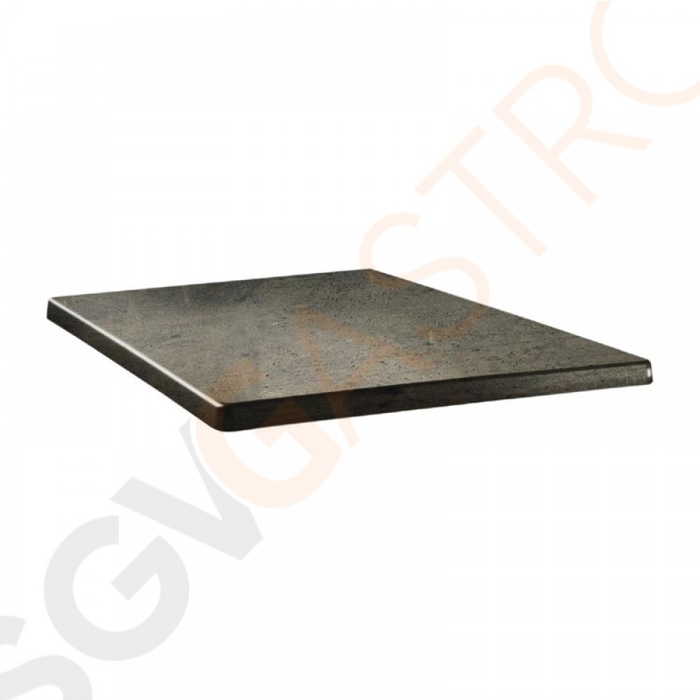 Topalit Classic Line quadratische Tischplatte Beton 70cm DR948 | 70 x 70cm | Einzelpreis