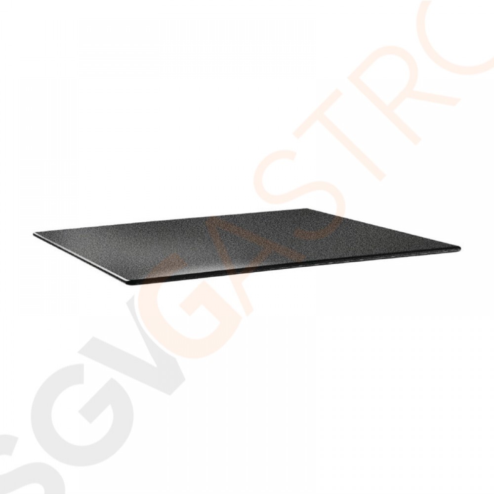 Topalit Smartline quadratische Tischplatte anthrazit 120 x 80cm 120 x 80cm | laminiertes Holz | anthrazit