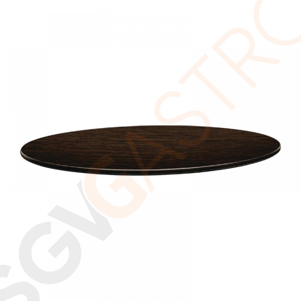 Topalit Smartline runde Tischplatte Wenge 70cm DR975 | 70(Ø)cm | Einzelpreis