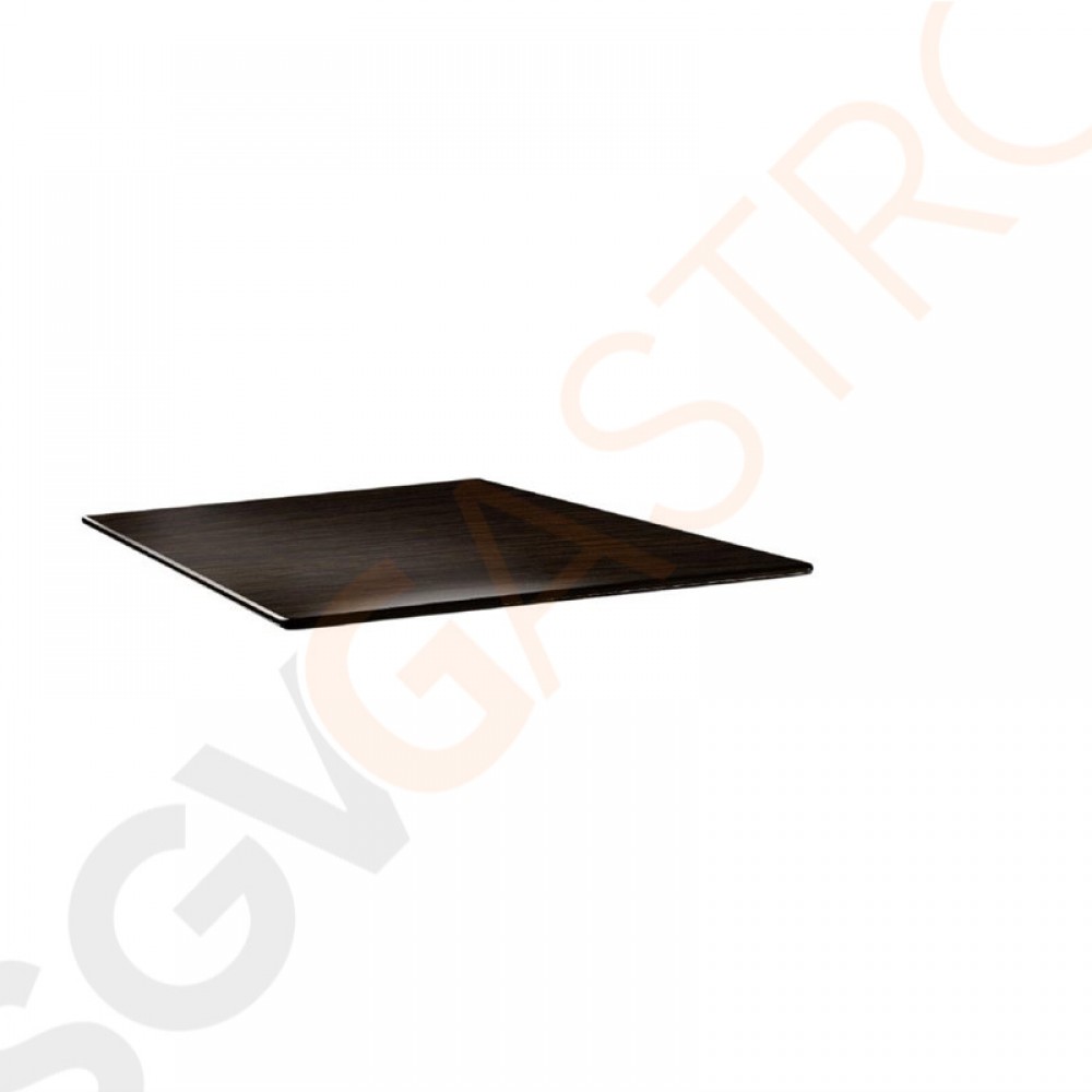 Topalit Smartline quadratische Tischplatte Wenge 70cm DR977 | 70 x 70cm | Einzelpreis