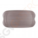 Roltex Wave Serviertablett graues Holz 43 x 23cm 43 x 23cm | Thermokunststoff | Optik: graues Holz
