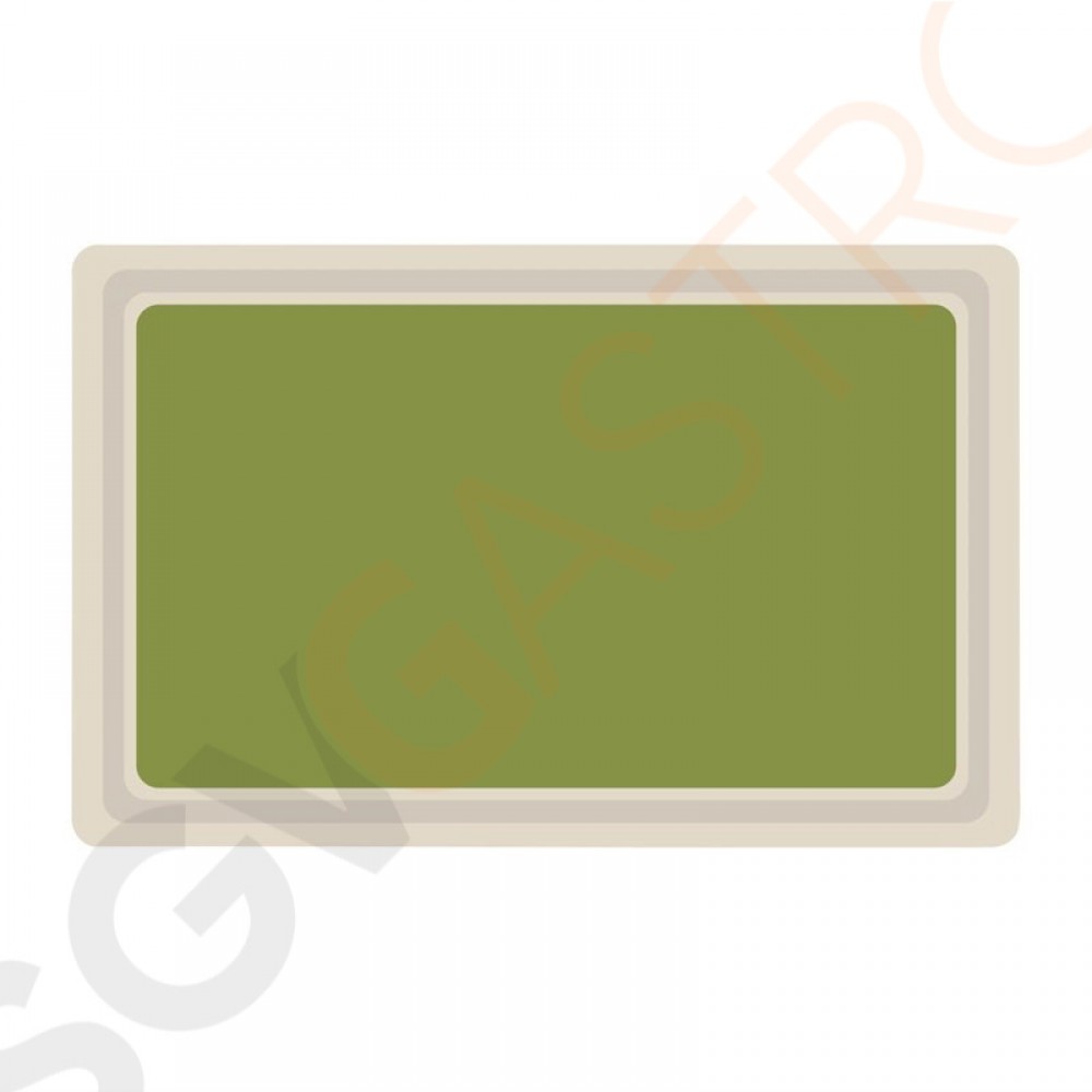 Roltex GN1/1 Serviertablett grün 53 x 32,5cm 53 x 32,5cm (GN1/1) | Polyester | grün