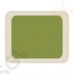 Roltex GN1/2 Serviertablett grün 42 x 32cm 42 x 32cm | POlyester | grün