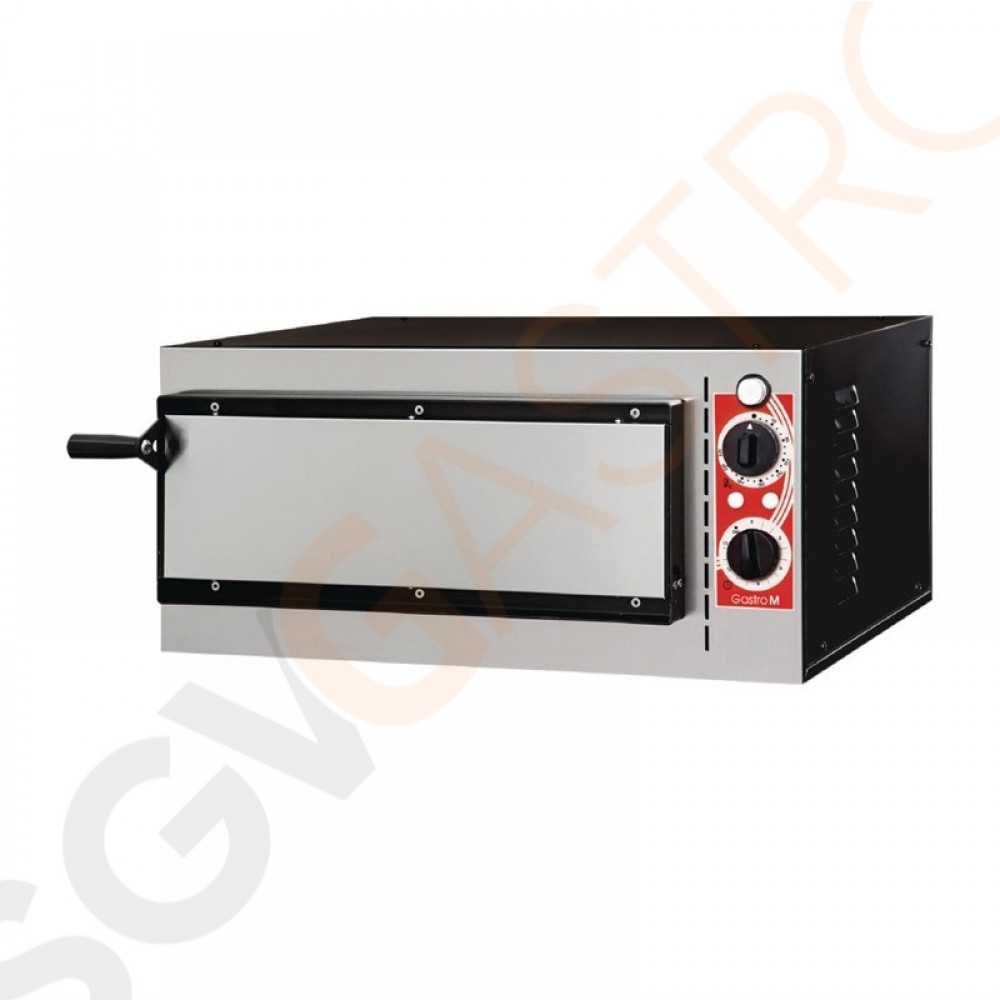 Gastro M Pisa Pizzaofen 1 Kammer 1,6kW/230V | 1 Kammer