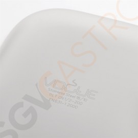 Vogue Strapazierfähiger GN-Behälter 1/2 Edelstahl 200mm Fassungsvermögen: 12L | GN 1/2 | Tiefe: 200mm