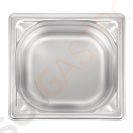 Vogue Strapazierfähiger GN-Behälter 1/6 Edelstahl 100mm Fassungsvermögen: 1,7L | GN 1/6 | Tiefe: 100mm