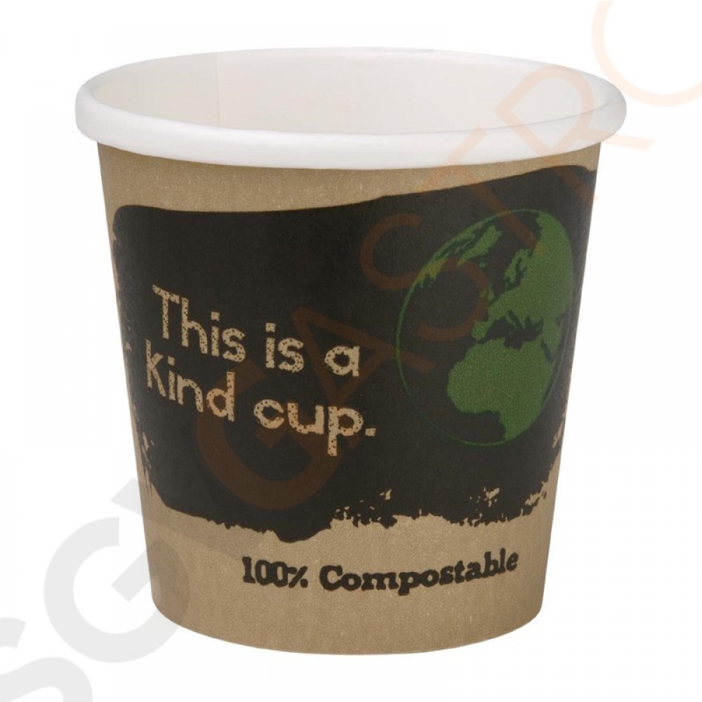 Fiesta Green Kompostierbare Espressobecher einwandig 11,3cl 50 Stück