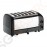 Dualit Toaster 60145 schwarz 6 Schlitze 3kW/230V | 6 Schlitze | 195 Scheiben pro Stunde