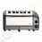 Dualit Toaster 60156 grau 6 Schlitze 3kW/230V | 6 Schlitze | 195 Scheiben pro Stunde