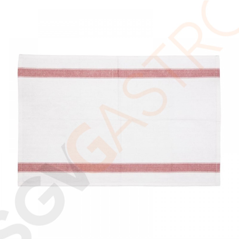 Vogue Geschirrtuch rot 50,8 x 76,2cm | 70% Baumwolle, 30% Polyester | rot