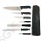 7-teiliges Messerset von Victorinox, Hygiplas und Vogue mit 25cm Kochmesser Kochmesser | Filiermesser | Palettenmesser | Ausbeinmesser | Schälmesser | Schleifstab | Schäler | Messertasche
