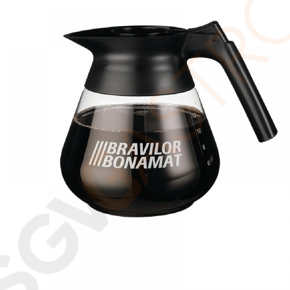 Bravilor Kaffeekanne 1,7L Passend für Bravilor Mondo-, Matic- und Novo-Kaffeemaschinen | Inhalt: 1,7L | Glas