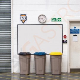 Rubbermaid mobiler Abfallcontainer mit gelbem Deckel 100L Gelber Deckel | Kapazität: 100L