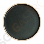 Olympia Canvas flacher runder Teller dunkelgrün 25cm 25cm (Ø) | 6 Stück pro Packung