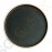Olympia Canvas flacher runder Teller dunkelgrün 25cm 25cm (Ø) | 6 Stück pro Packung