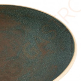 Olympia Canvas gewölbter Teller dunkelgrün 27cm 27cm (Ø) | 6 Stück pro Packung